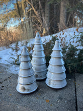 Load image into Gallery viewer, Trees- White - set of 3
