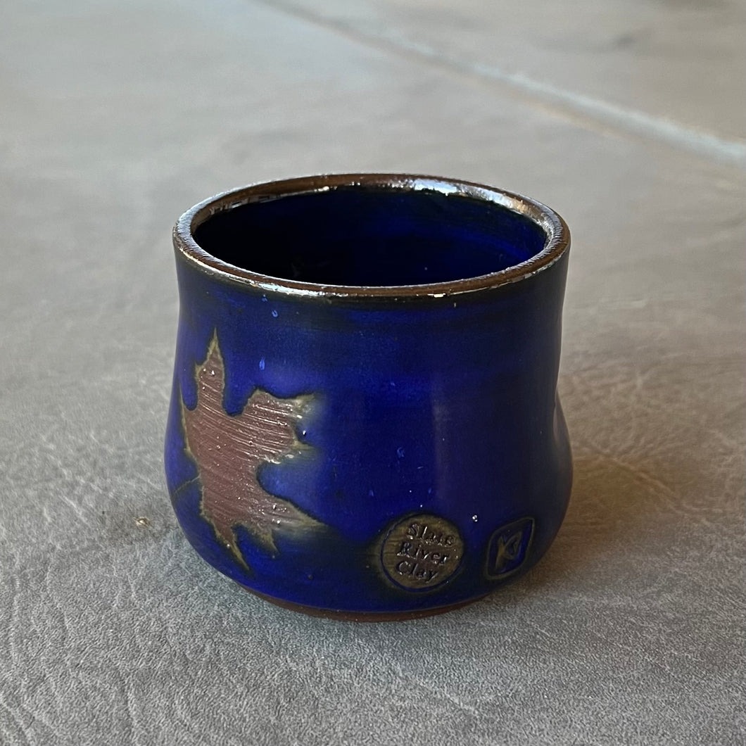 Wine Tumbler - Midnight Blue Maple