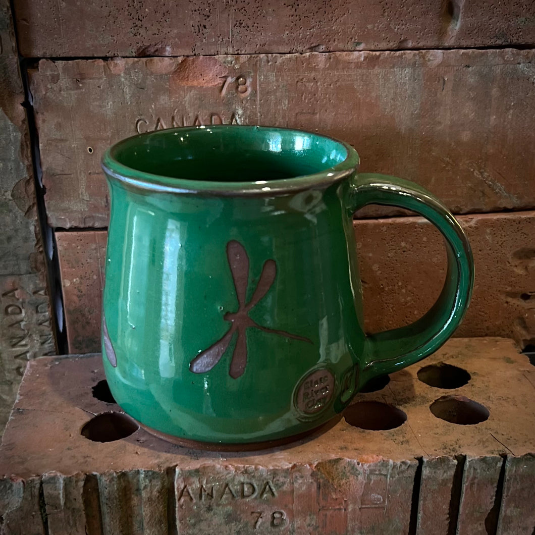 Mug - Green Dragonfly III