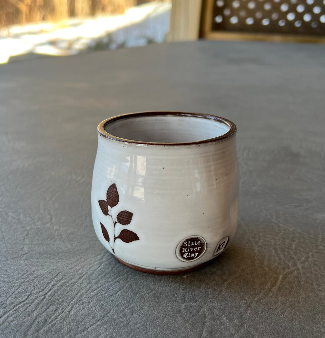 Wine Tumbler - White Branches