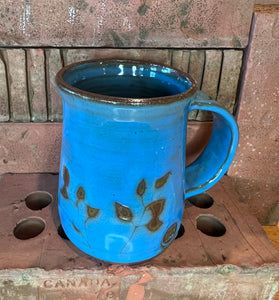 Mug - Bright Blue Branches