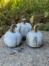 Load image into Gallery viewer, Pumpkins -Set of 3 White
